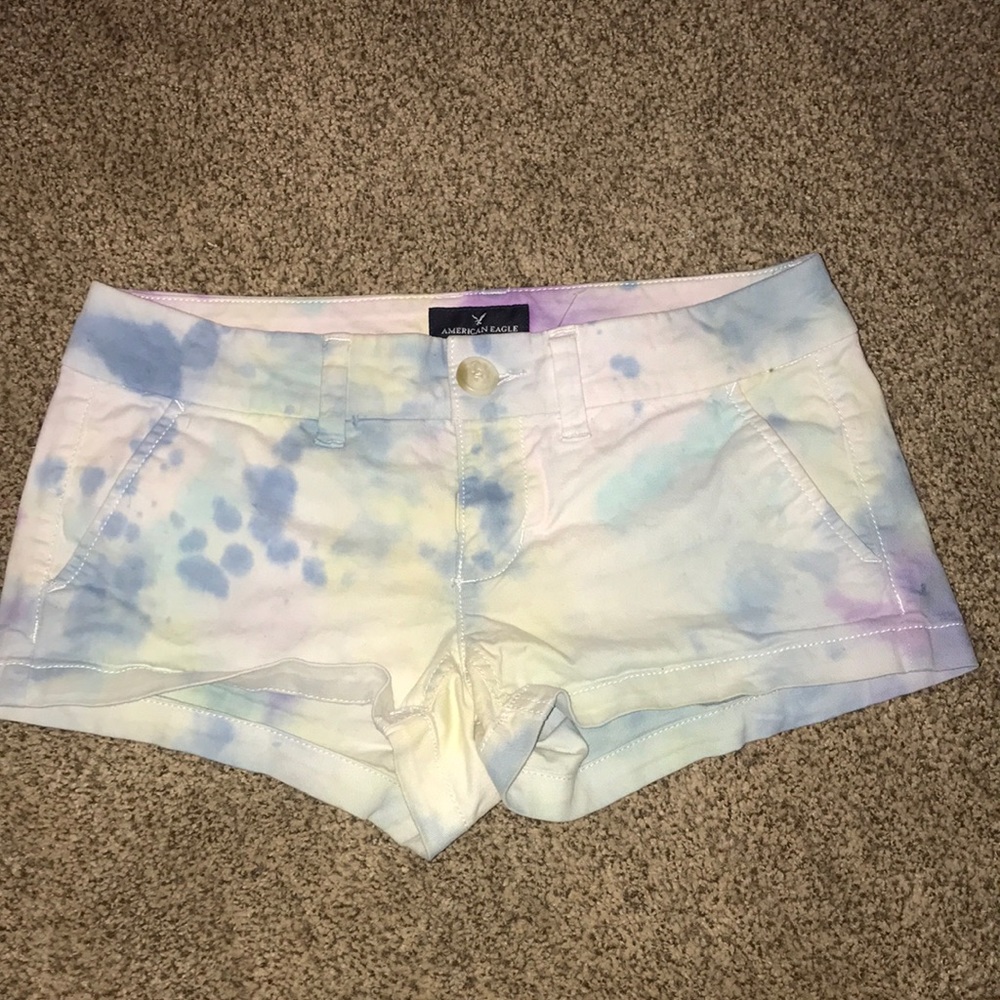 Custom Tye Dye American Eagle Shorts  (00)